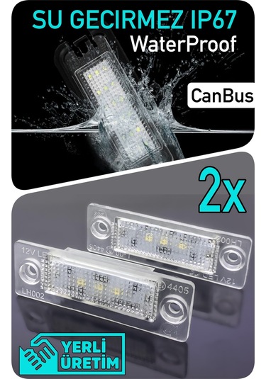 Vw Transporter Multivan California T5 T6 Canbus Led Plaka Aydınlatma Ledi Lambası