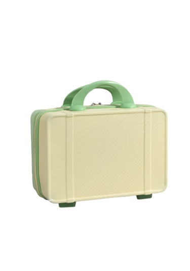 Şeker Rengi Kontrast Bavul Küçük Bavul-17 Sarı Ve Yeşil Sarı