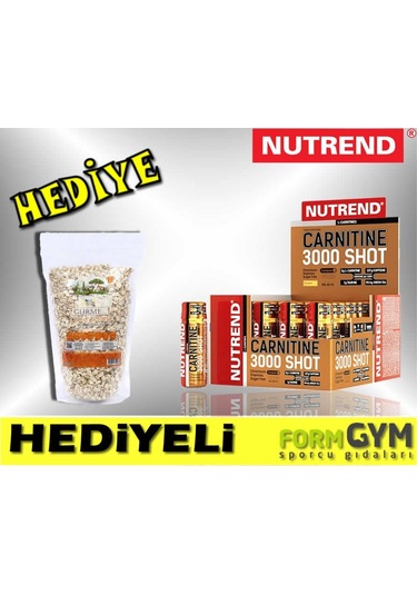 Nutrend Carnitine 3000 Shot 20 Ampul Karnitin + Hediye
