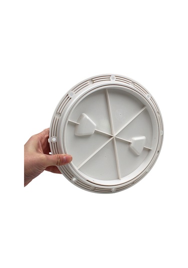 Shineyee Tekne İçin Kaymaz Beyaz Abs Denetim Kapağı - 4 İnç