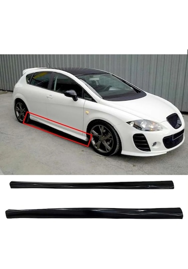SEAT LEON 2005-2012 MK2 PLASTİK BOYASIZ YAN MARŞPİYEL