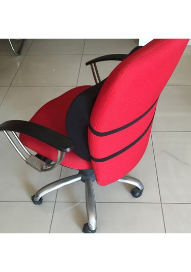 Viscoli Ortopedik Boyun Seyahat Yastığı Kadife Kılıf+Bel Minder