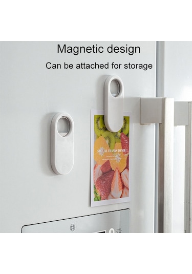 2 adet İçecekler bira manyetik şişe açacağı ev İçecek starter Beyaz