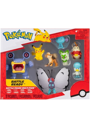 Pokemon Battle 8'li Figür Seti Pkw4100 Diğer
