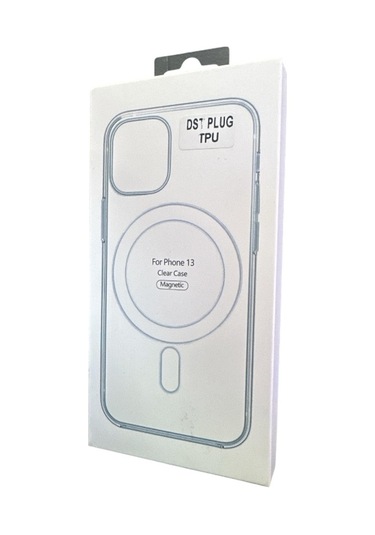 İphone Uyumlu 13 İçin Kılıf Kamera Korumalı Magsafe Wireless Şarj Özellikli Şeffaf Kılıf Şeffaf