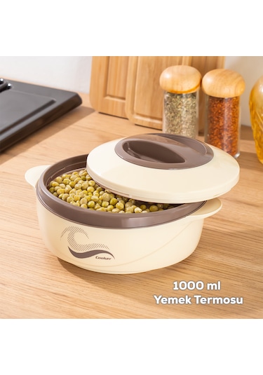 Porsima 3149 1000 Ml Yemek Termosu Paslanmaz Çelik Sefer Tası Kre