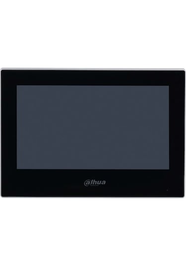 Dahua VTH2622G-W 7" TFT İki Telli Dokunmatik Ekran Çok Yönlü Mikrofon Villa Tipi Intercom İç Ünite Siyah