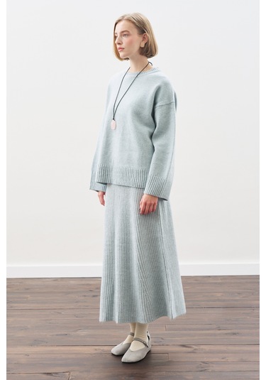 Chunky Oversıze Kazak Mavi Mavi