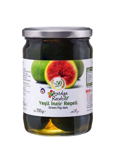 Antalya Reçelcisi Yeşil İncir Reçeli 700 G