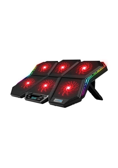 Coolcold Led K40 6 Fanlı 17 Inç Rgb Laptop Notebook Soğutucu Stan