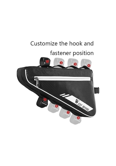 West Biking Yp0707254 4l Bisiklet Kadro Arası Üçgen Çanta