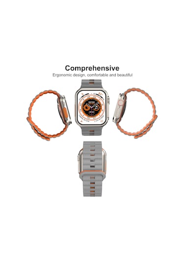 iOS Uyumlu Watch Serisi 2 42mmreverse Teple İçin İki Renkli Manyetik Silikon Saat Bandı