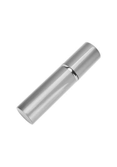 Mufunye 10 Ml Parfüm Şişesi, Parlak Eloksallı Alüminyum, 5 Adet Gümüş