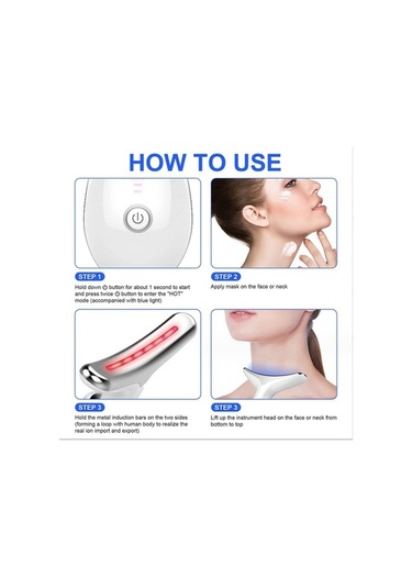 Novahub Boyun Güzellik Aleti Sıkılaştırıcı Yüz Germe Essence Siyah Model Siyah