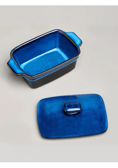 Agness Kaplamalı 250 Ml Fırın Kabı "reactıve Blue" 451852848 Mavi