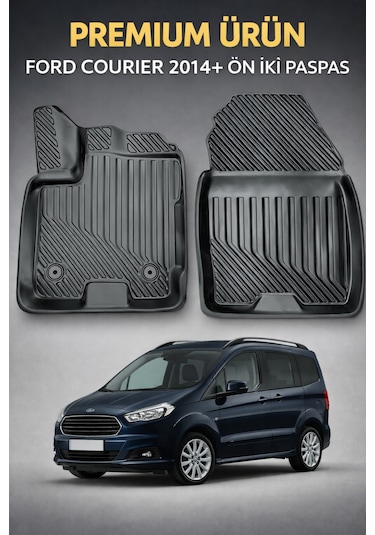 Ford Courier Panelan 2014-2023 3D Oto Paspas