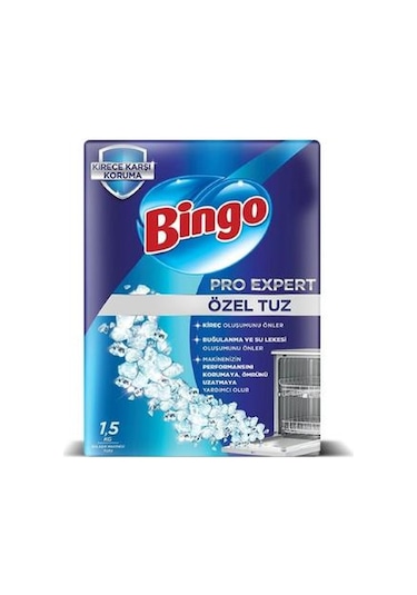 Bingo Bulaşık Makinesi Pro Expert Özel Tuz 1,5 Kg