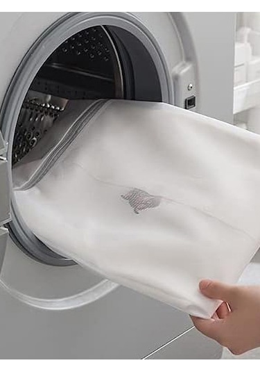 Filem Bebek Yetişkin Çamaşır Yıkama Filesi Renkli Fermuarlı Çok Renkli