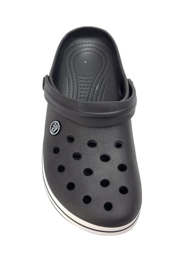 Unisex Confort Medikal Hemşire Sabo Terlik Siyah Siyah