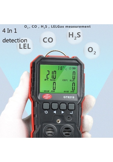 Butu Benetech Gt8212 Karbon Monoksit Dedektörü Yanıcı Gaz Zehirli Ve Zararlı Dedektör