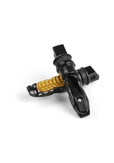 Yingfu 2 Adet Altın Rengi Motosiklet Ayak Mandalları - Yolcu Ayak Dayama Yeri Altın