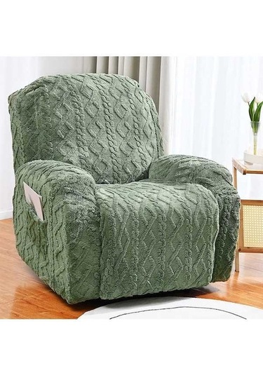 Novahub Esnek Tabanlı, Kalın Polester Koltuk Kılıfı - Yeşil Yeşil