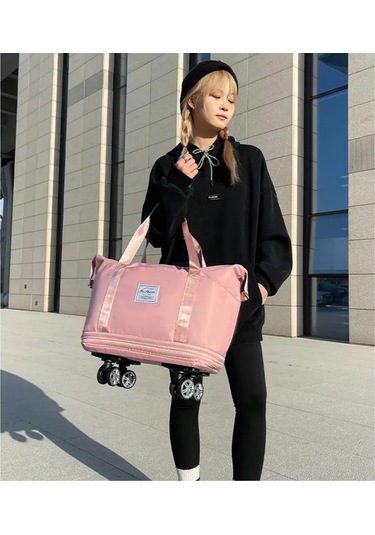 Bestshop1 Dönüşen Bavul, Seyahat Uçak Spor Çantası 300223844