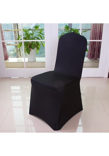 Suofeng Siyah Elastik Konferans Stüdyo Sandalye Kılıfı - Dayanıklı Polyester+spandex, Su Ve Lekeden Koruyucu, Ev, Restoran, Toplantı Salonları İçin Çok Renkli