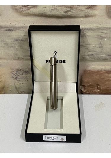 Promise Marka Gri Renk Gazlı İnce Kişiye Özel Çakmak