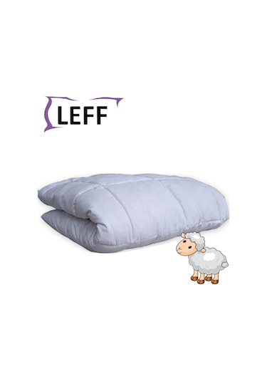 Leff Çift Kişilik, Tek Kişilik, Çocuk, Bebek İçin Pamuk Yorgan Beyaz