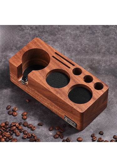 Treelf Ceviz Espresso 54mm Espresso Makinesi Için Sıkıştırma Kahverengi Diğer