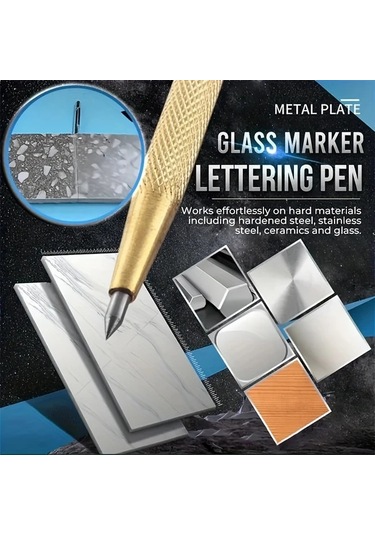 Hightower 5 Adet Cep Klipsli Tungsten Çelik Alaşımlı Seramik Cam Metal Mermer Sanatçı Kalemi