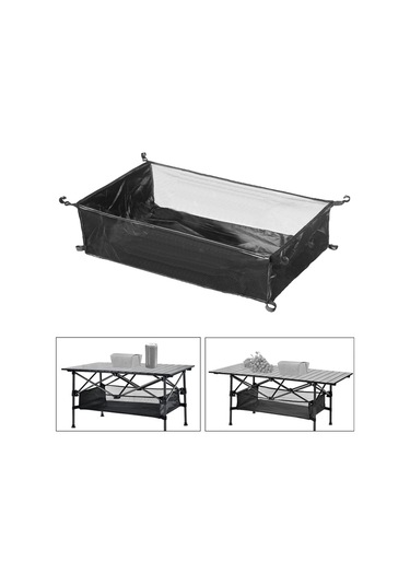 Homyl Döngü Askıları Ile Masa Altında Saklama 67cmx40cmx14cm Siyah Çok Renkli