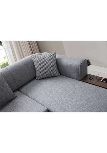 Drog Köşe Koltuk Takımı Gri Antrasit