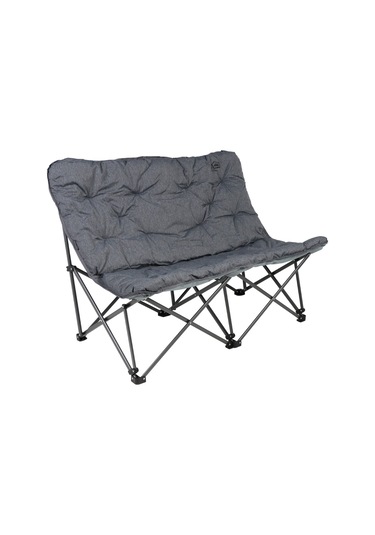 Kingcamp Lemon Lux Double Ultra Konforlu Çift Kişilik Kamp Sandalyesi Grey Gri