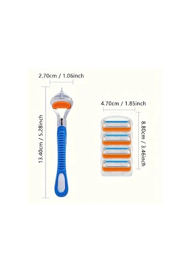 Moveevo 5 Katmanlı Manuel Tıraş Bıçağı