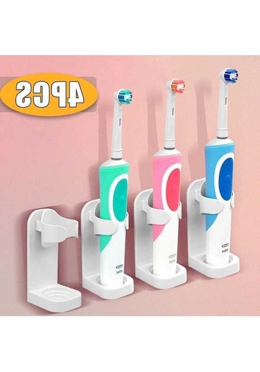 Maoyaya Traceless Diş Fırçası Tutucu Banyo Duvara Monte Elektrikli Diş Çok Renkli Çok Renkli