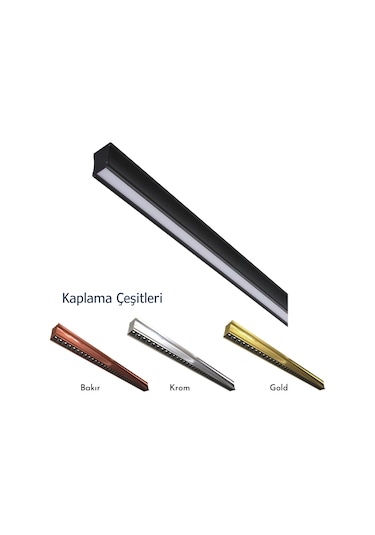 Violet 36 Watt Lineer Aydınlatma - 4000k Gün Işığı - Gold Kaplama - Sarkıt Gün Işığı