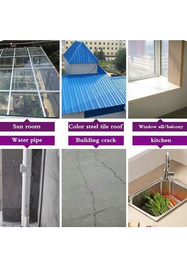 5Mt X 10Cm Tape Çatı Boru Çadır Pimaş Tamir Bandı Su Geçirmez Ban