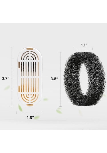 Ecronicword 6'lı Paket Evcil Hayvan Su Dağıtıcı Filtre Kartuşları F11