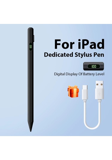 Evrensel Stylus Kalem Android İos Uyumlu Windows Dokunmatik Ekran Kapasitif Kalem İpad Uyumlu Mor