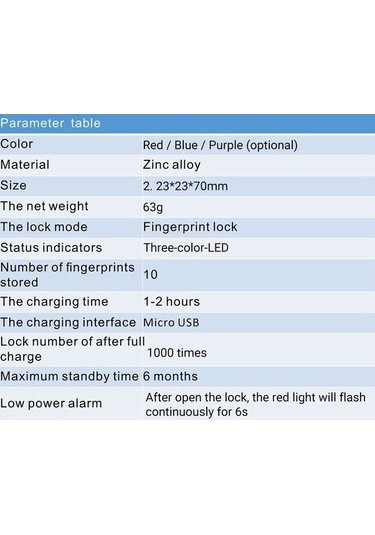 Createtech Yulong Reedark Akıllı Parmak İzi Kilit - Şifresiz, Su Geçirmez, Dış Mekan