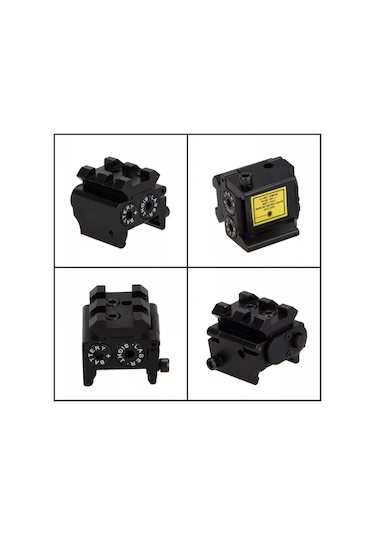 Büro Ev Ofis Av Keyfi İçin 20mm Raylı Tip Kırmızı Noktalı Lazer Namlu İşaret Feneri Kamuflaj