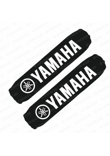 Yamaha Baskılı Amortisör Çorabı Kılıfı Beyaz