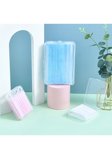 Gajeena "pratik Maske Saklama Kutusu - Pp Malzeme, Su Geçirmez, 3 Boyut Seçenekli, Taşınabilir" Şeffaf