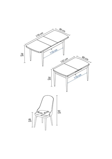 Ikon Beyaz Mermer Desen 80x132 Mdf Açılabilir Mutfak Masası Takımı 6 Adet Sandalye Kahverengi Ikon Beyaz Mermer Desen 80x132 Mdf Açılabilir Mutfak Masası Takımı 6 Adet Sandalye Kahverengi