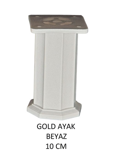 Gold Ayak 10cm Vidalar Dahil Beyaz Beyaz