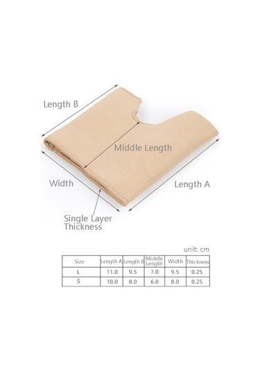 2 Çift Dişli U Şekilli Ön Ayak Pedi Halluks Valgus Düzeltici Çorap