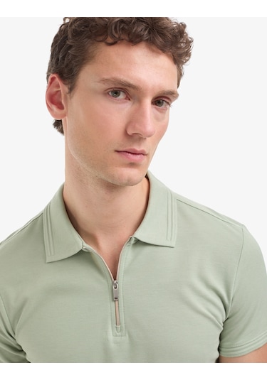 Pierre Cardin Erkek Çağla Tişört Basic 50325311-vr016 Yeşil