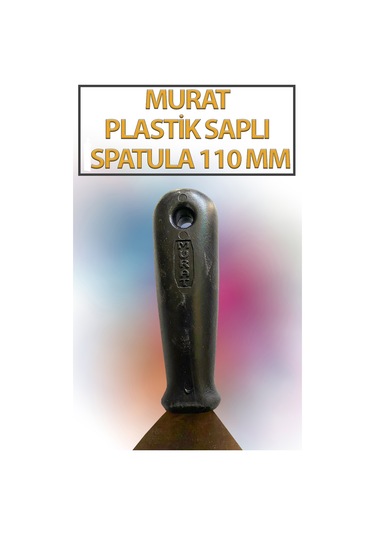 Plastik Saplı Spatula No 110 Ekonomik, Paslanmaz Spatula Ağız Genişliği 110 Mm
